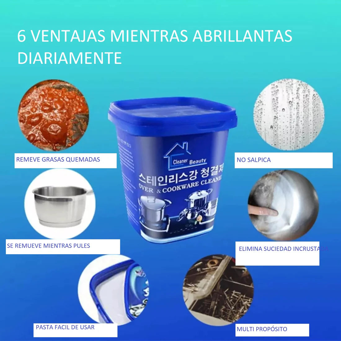 Limpia Grasas Multiusos De 500g